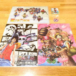 ONE PIECE 非売品　グッズ　5点セット　クリアファイル　...