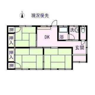 戸建貸家 ウオシュレット 追炊き 駐車2台可(無料) 金川町(藤...