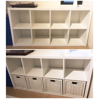 IKEA カラックスと収納ボックスのセット