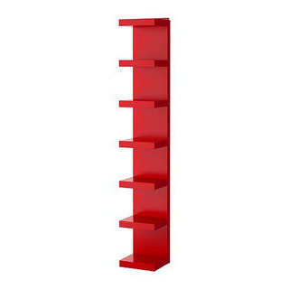 IKEA イケア　シェルフ　飾り棚　赤　