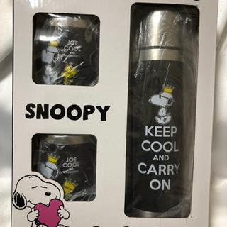 【ネット決済・配送可】めっちゃ可愛い！SNOOPYステンレスボト...