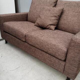 ☆極美品☆ ニトリ 二人掛けソファ Nポケット A7 2P FM-DBR