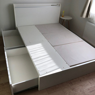 苫小牧市近辺配送、組み立て無料！ダブルベッドフレーム！ - その他 