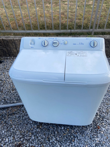2017年製　Haier 二層式洗濯機5.5kg
