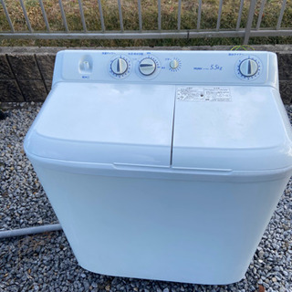 【ネット決済】2017年製　Haier 二層式洗濯機5.5kg