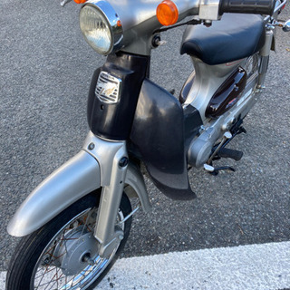 売約済み ホンダ リトルカブ 茶/銀 4スト リアタイヤなど新品 MAX60
