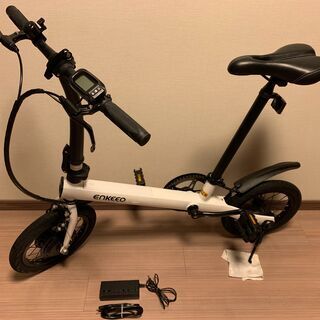 中古】Enkeeo B2 折りたたみ軽量電動アシスト自転車 14インチ【一部 