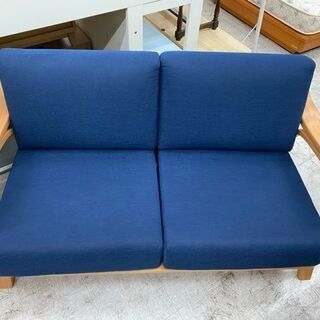 【愛品館 江戸川店】KEYUCA　２Pソファ　ソファ　ID:156-008641-007　配送可　代引き配送可（代引きの場合は現金のみのお取り扱いになります）