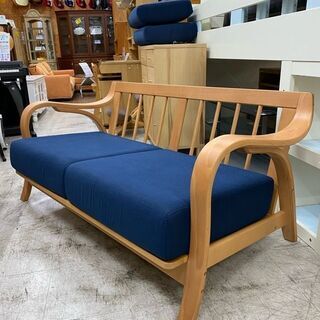 【愛品館 江戸川店】KEYUCA　２Pソファ　ソファ　ID:156-008641-007　配送可　代引き配送可（代引きの場合は現金のみのお取り扱いになります）