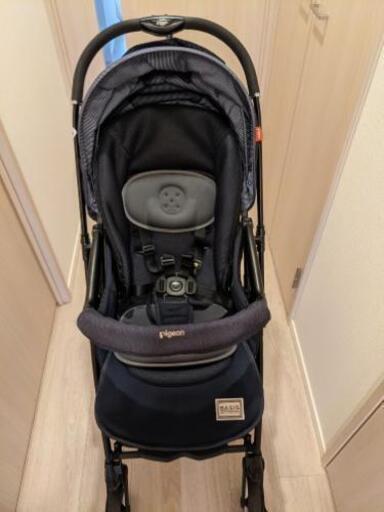 ピジョン ベイシス ランフィ RA7 デニム A型ベビーカー