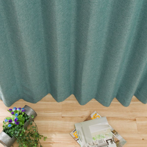 Nitori ニトリ 遮光2級カーテン クロップ ターコイズブルー 100 135 2 ロビン 帯広のカーテン ブラインドの中古あげます 譲ります ジモティーで不用品の処分