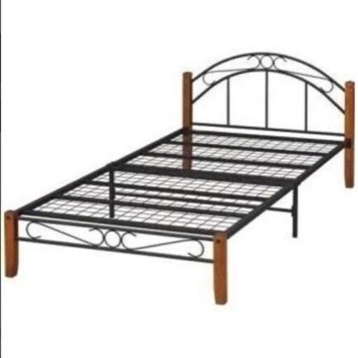 ニトリ シングルベッド パイプベッドフレーム マットレス付き 2台のお譲り可能です める 向日のベッド シングルベッド の中古あげます 譲ります ジモティーで不用品の処分