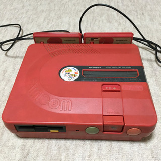 ツインファミコン　ファミコン　ファミリーコンピューター　シャープ　SHARP レア
