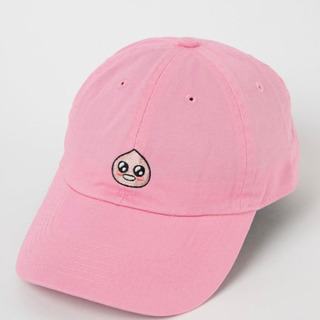 新品未使用　WEGO　フェイスプリントプルオーバー　キャップ　帽子　【KAKAO FRIENDS × WEGO】　ピンクの画像
