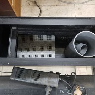 IKEA PS キャビネット  廃盤カラーモスグリーン-【何飼う大型魚？】120cm×45cm×45cm　アクリル水槽　特注ろ過槽　照明　セット　NoＢ