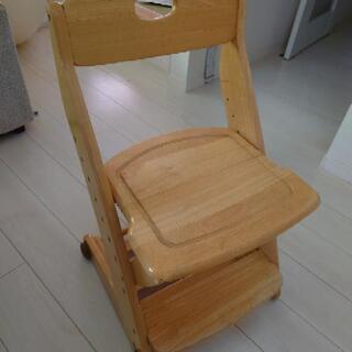予定者 あり  0円)学習椅子 木製