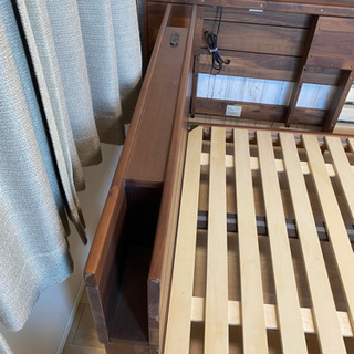 いまだ家具　ベッドフレーム　国産　天然木　ウォールナット