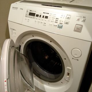シャープ　ドラム式洗濯乾燥機　ES-V520(洗濯10kg/乾燥...