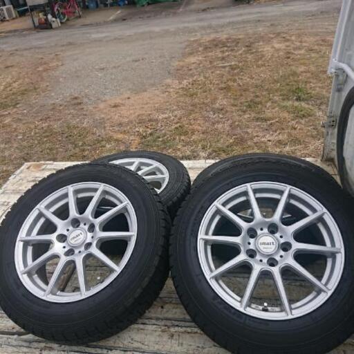 [取引終了しました。m(__)m]アルミホイール(スタッドレスタイヤ付き)ファルケン 205/60R16