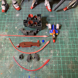 完成品　ガンプラ　アニメ塗装