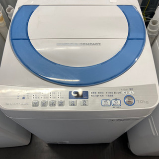 🌈激安 7.0㌔ オススメ‼️SHARP洗濯機ES-GE70R-A🌈