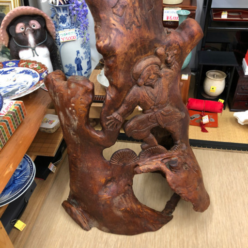 値下げしました 和風な衝立 彡木の置物 彫刻 大黒天 玄関に飾ってはいかがでしょうか 宮本リサイクル 浜村のインテリア雑貨 小物 置物 オブジェ の中古あげます 譲ります ジモティーで不用品の処分