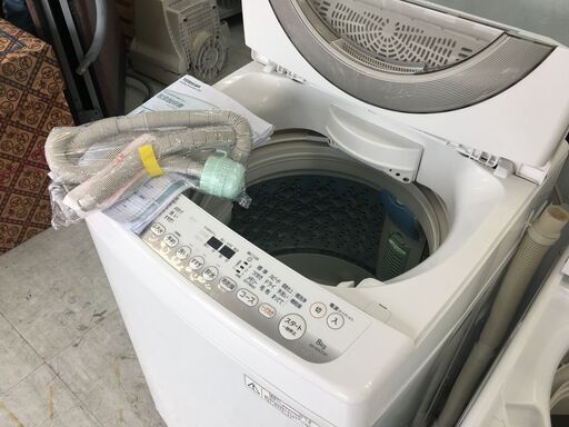 東芝8.0K　DDモーター洗濯機　2015年製！！分解クリーニング済み！！！