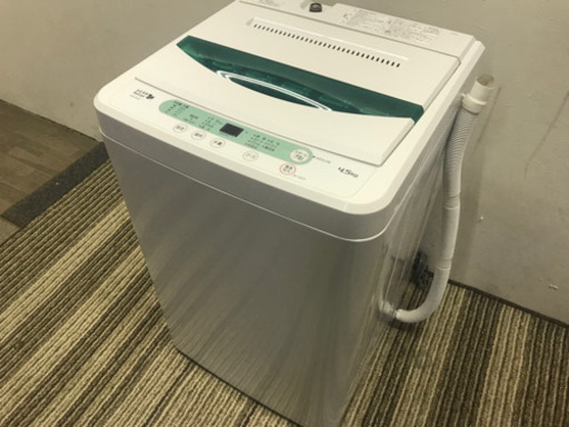 011603☆ヤマダ 4.5kg洗濯機 17年製☆