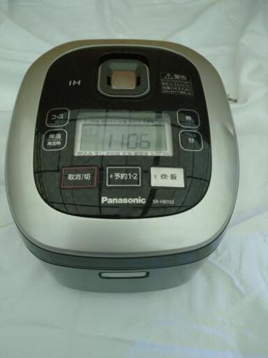 ◎HE175 説明文必読‼️Panasonic 5,5合炊飯器 SR-HB102 2012年製