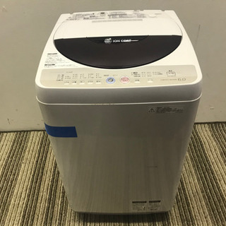 011608☆シャープ 6.0kg洗濯機 10年製☆