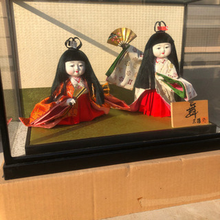 三月飾り　童人形　日本人形