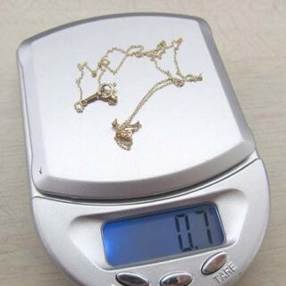 JAM HOME MADE ミッキー/ダイヤモンド K10 ネックレス ゴールド