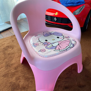 子供用、キティちゃんの椅子（美品）