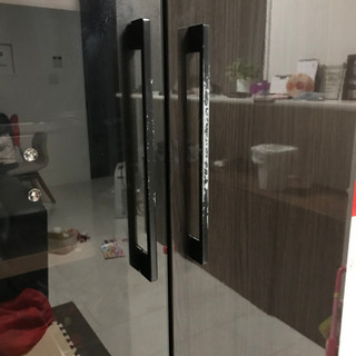 大型TVボード シェルフ付　ハイタイプ　テレビ台　キャビネット付