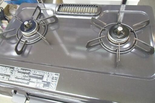 札幌 2017年製 LPガス パロマ 水無し片面焼 右強火 ガステーブル IC 