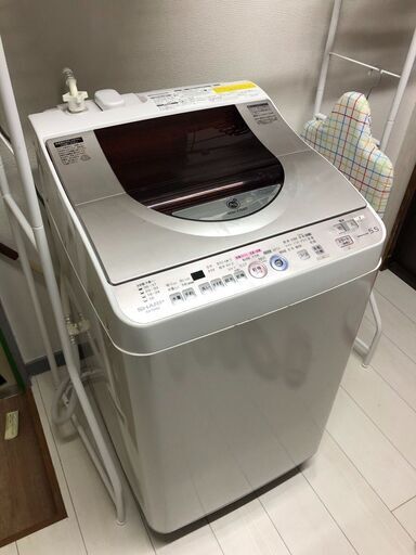 ★特価★【１月末まで】シャープ SHARP タテ型 洗濯乾燥機 5.5kg Ag+イオンコート　ピンク系