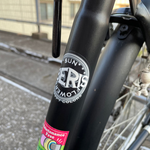 ほぼ未使用 シティサイクル s-tech 26インチ IBERIS ブラック 黒 自転車