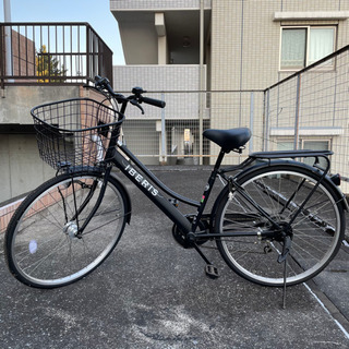 ほぼ未使用 シティサイクル s-tech 26インチ IBERIS ブラック 黒 自転車