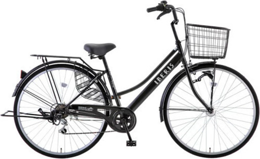 ほぼ未使用 シティサイクル s-tech 26インチ IBERIS ブラック 黒 自転車
