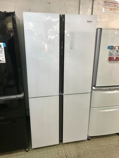 Haier Global Series ハイアール 468Lガラストップ4ドア冷蔵庫 JR-NF468A