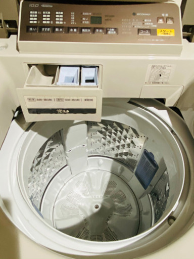 【美品】洗濯機　上開き　10キロ