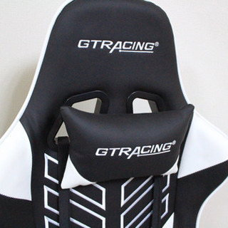 超美品！GTRACING GT007- WHITE ゲーミングチェア 【公式通販】