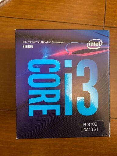 インテル Intel CPU Core i3-8100 3.6GHz 6Mキャッシュ 10,000円
