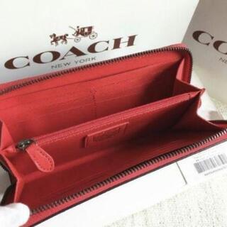 箱付き✨【新品】大人気♥COACH 長財布 パックマン ブラウン チェリー