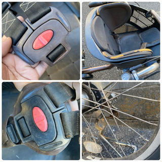 前乗せ・後ろ乗せ付き　電動自転車　※詳細お読みください