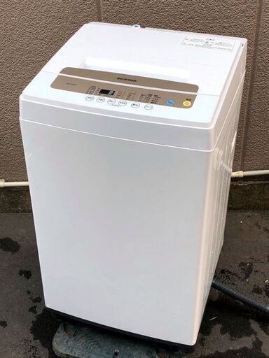 ㊶【6ヶ月保証付】20年製 アイリスオーヤマ 5kg 全自動洗濯機 IAW-T502EN【PayPay使えます】