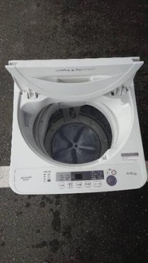 洗濯機 シャープ 4.5kg 2018年製 ES-64E5自社配送時代引き可※現金、クレジット、スマホ決済対応※【3ヶ月保証★送料に設置込】