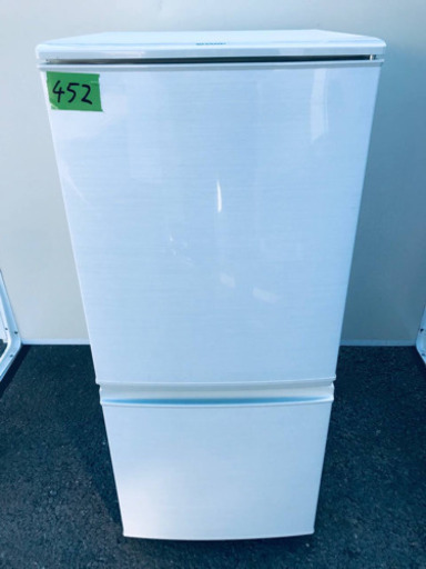 ✨高年式✨452番シャープ✨ノンフロン冷凍冷蔵庫✨SJ-D14C-W‼️