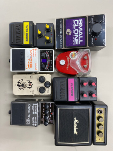 エフェクター7点セット➕マーシャルミニアンプ※ホットケーキもあります！