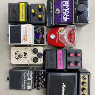 エフェクター7点セット➕マーシャルミニアンプ※ホットケーキもあります！